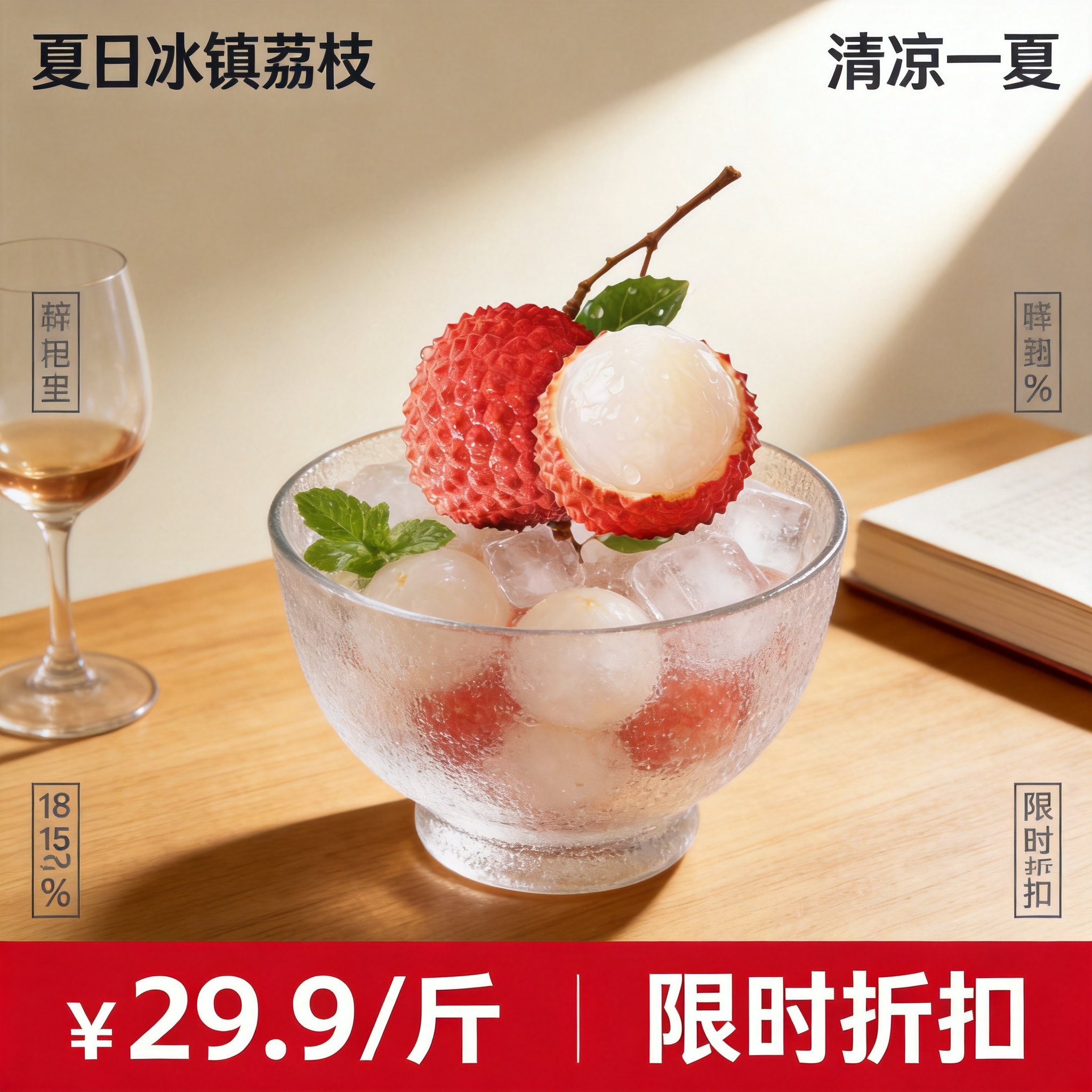 食品-冰镇荔枝